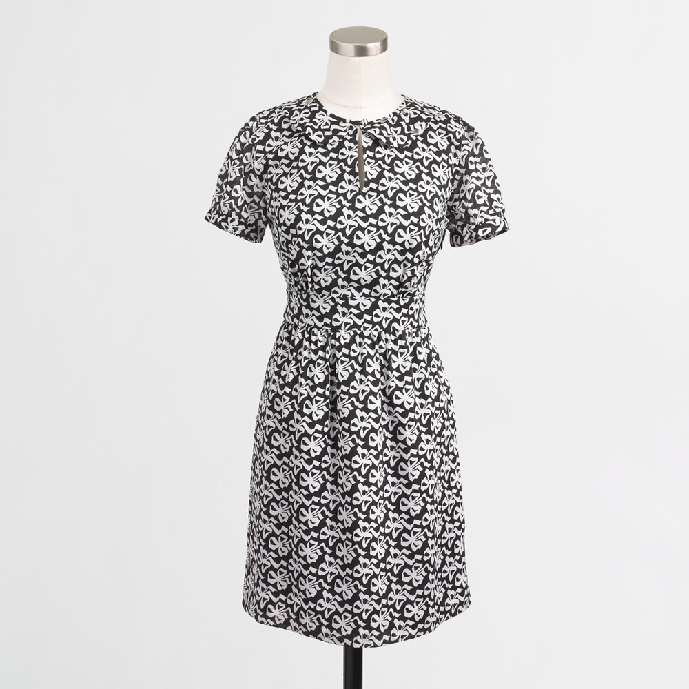 J. Crew ribbon bow dress